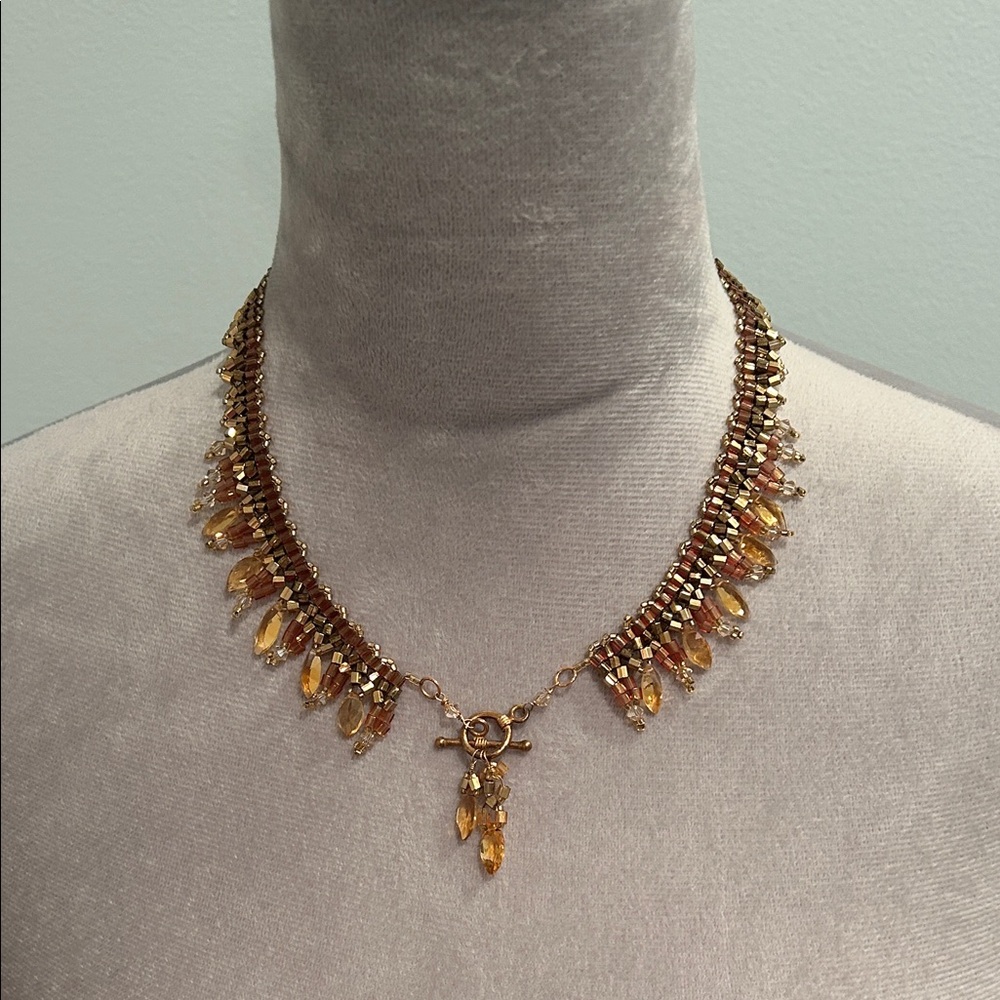 Handmade Beaded Cleopatra Necklace